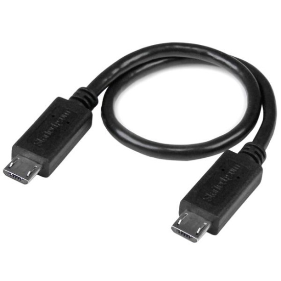 StarTech.com USB OTG Cable - Micro USB to Micro USB - M/M - 8 in. Image