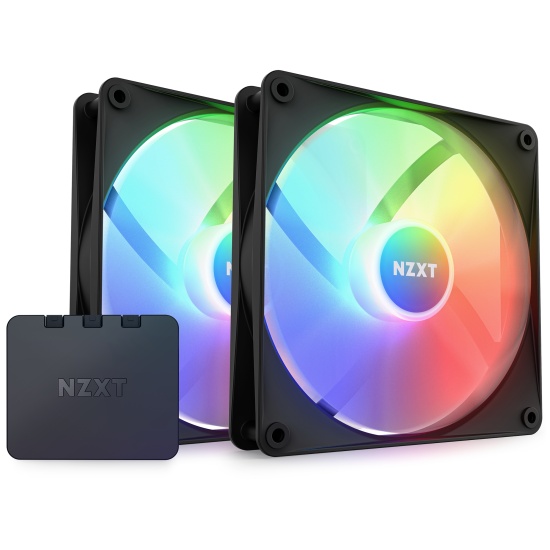 NZXT F140 RGB Core Computer case Fan 14 cm Black 2 pc(s) Image