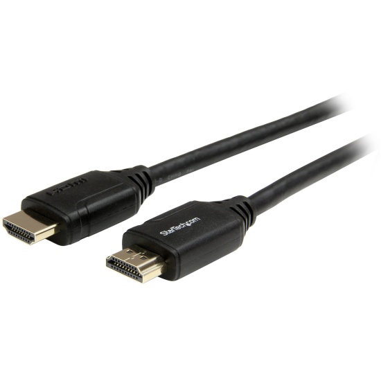 StarTech.com 3ft (1m) Premium Certified HDMI 2.0 Cable with Ethernet - High Speed Ultra HD 4K 60Hz HDMI Cable HDR10 - HDMI Cord (Male/Male Connectors) - For UHD Monitors, TVs, Displays Image