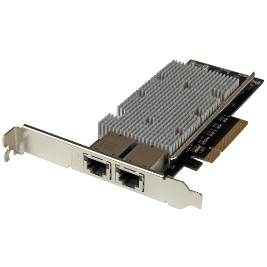 StarTech.com 2-Port PCI Express 10GBase-T Ethernet Network Card - with Intel X540 Chip Image