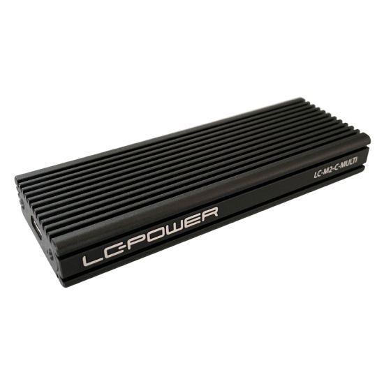 LC-Power LC-M2-C-MULTI storage drive enclosure SSD enclosure Black M.2 Image