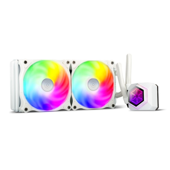 Silverstone SST-PF240W-ARGB-V2 computer cooling system Processor All-in-one liquid cooler 12 cm White 1 pc(s) Image