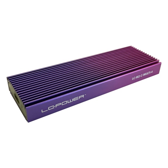 LC-Power LC-M2-C-MULTI-4 storage drive enclosure SSD enclosure Black, Purple, Violet M.2 Image