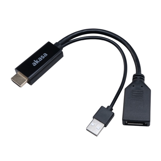 Akasa HDMI to DisplayPort Adapter cable Image