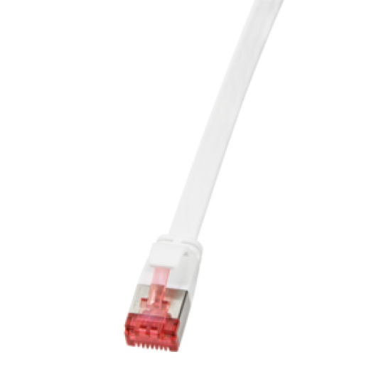 LogiLink CF2051S networking cable White 2 m Cat6 U/FTP (STP) Image