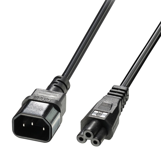Lindy 1m IEC C14 to IEC C5 Extension Cable Image