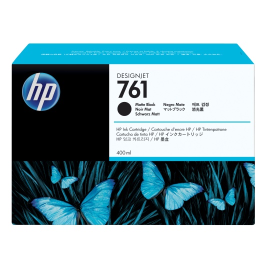 HP 761 400-ml Matte Black DesignJet Ink Cartridge Image