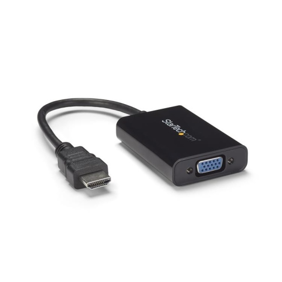 StarTech.com HDMI to VGA Video Adapter Converter with Audio for Desktop PC / Laptop / Ultrabook - 1920x1080 Image