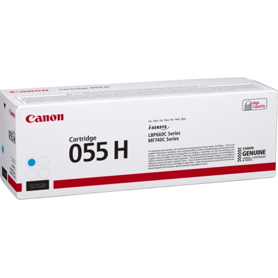 Canon 055H toner cartridge 1 pc(s) Original Cyan Image