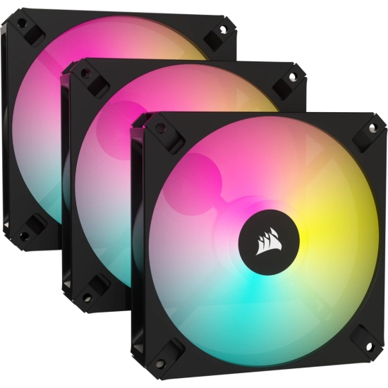 Corsair iCUE AR120 Computer case Fan 12 cm Black, White 3 pc(s) Image