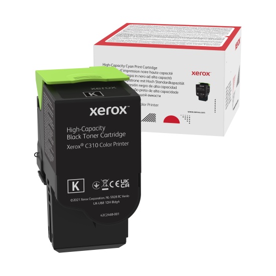 Xerox Genuine ® C310 Color Printer​/​C315 Color Multifunction Printer Black High capacity Toner Cartridge (8000 Pages) - 006R04364 Image