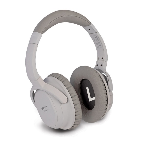 Lindy LH500XW Headphones Wired & Wireless Head-band Calls/Music Micro-USB Bluetooth Grey Image