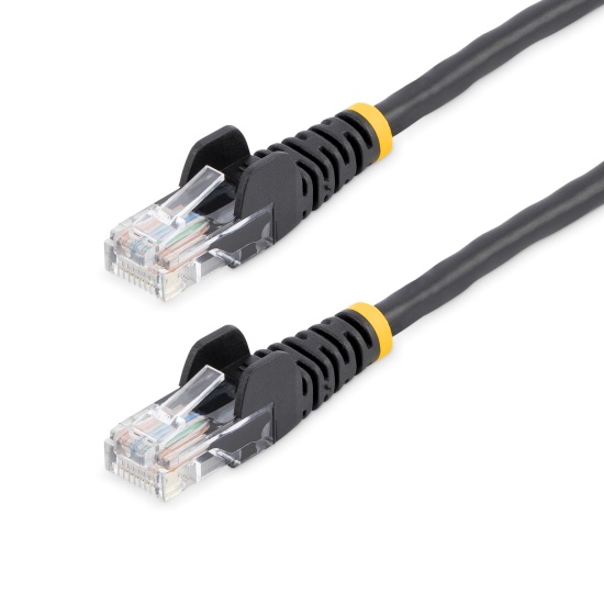 StarTech.com Cat5e Patch Cable with Snagless RJ45 Connectors - 5 m, Black Image