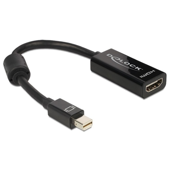 DeLOCK Adapter mini Displayport / HDMI 0.18 m HDMI Type A (Standard) Black Image