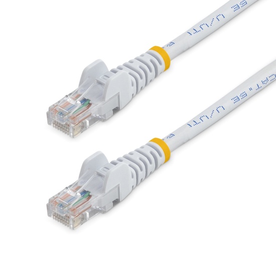 StarTech.com Cat5e Patch Cable with Snagless RJ45 Connectors - 3m, White Image