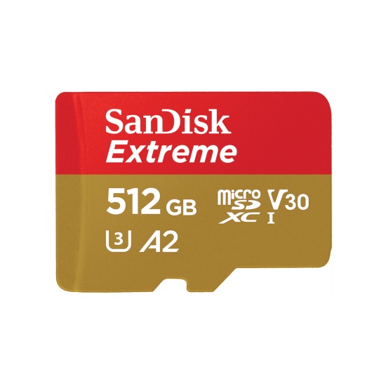 SanDisk Extreme 512 GB MicroSDHC UHS-I Class 10 Image