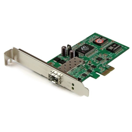 StarTech.com PCI Express Gigabit Ethernet Fiber Network Card w/ Open SFP - PCIe SFP Network Card Adapter NIC Image