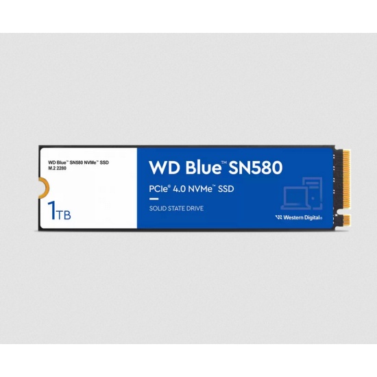 Western Digital Blue SN580 M.2 1 TB PCI Express 4.0 TLC NVMe Image