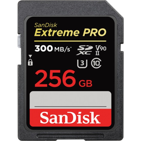 SanDisk Extreme PRO 256 GB SDXC UHS-II Class 10 Image