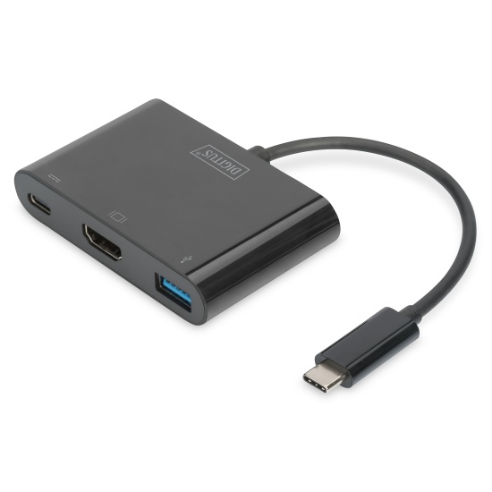 Digitus USB Type-C™ HDMI Multiport Adapter, 3-port Image