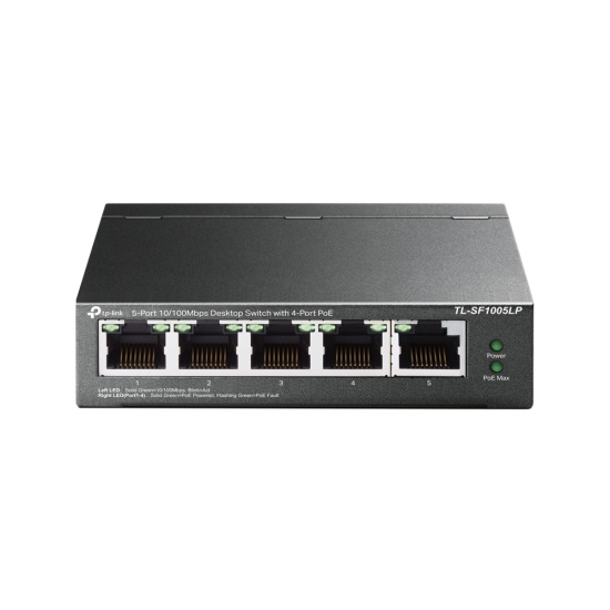 TP-Link 5-Port 10/100Mbps Desktop Switch with 4-Port PoE Image