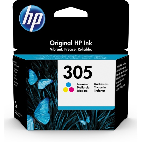 HP 305 Tri-color Original Ink Cartridge Image