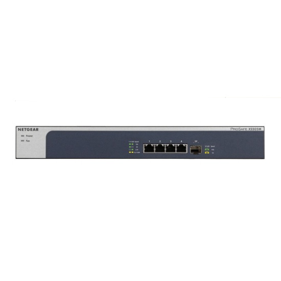 NETGEAR XS505M Unmanaged 10G Ethernet (100/1000/10000) Grey, Silver Image