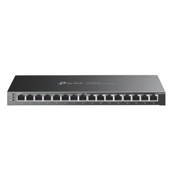 TP-Link JetStream 16-Port Gigabit Smart Switch with 8-Port PoE+ Image