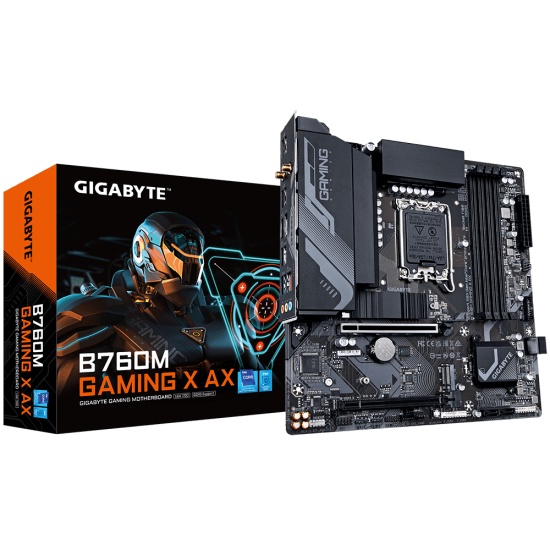 Gigabyte B760M Gaming X AX Intel B760 LGA 1700 micro ATX Image