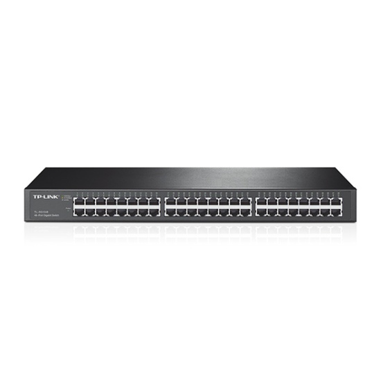 TP-Link TL-SG1048 Unmanaged Gigabit Ethernet (10/100/1000) 1U Black Image