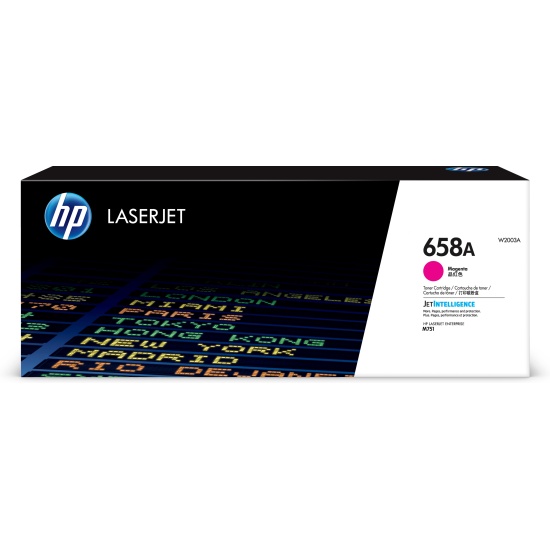 HP 658A Magenta Original LaserJet Toner Cartridge Image