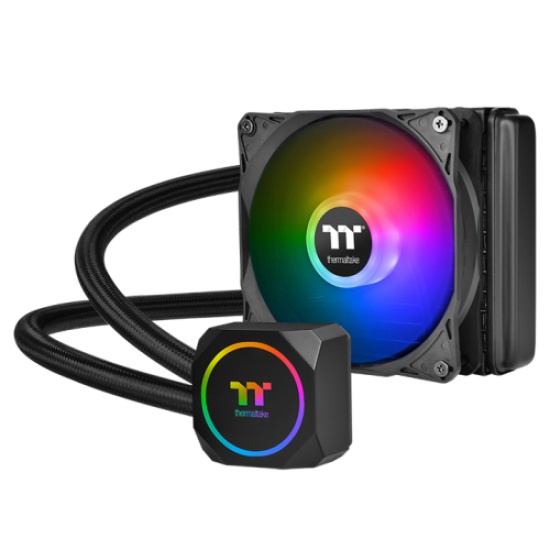 Thermaltake CL-W285-PL12SW-A computer cooling system Processor All-in-one liquid cooler Black 1 pc(s) Image