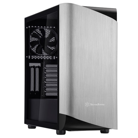 Silverstone SETA A1 Midi Tower Black, Silver Image