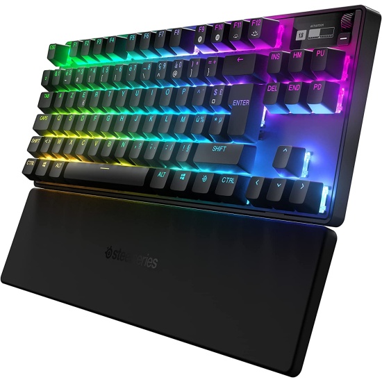 Steelseries Apex Pro TKL keyboard USB + RF Wireless + Bluetooth QWERTZ German Black Image