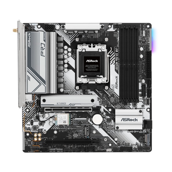 Asrock B650M Pro RS WiFi AMD B650 Socket AM5 micro ATX Image