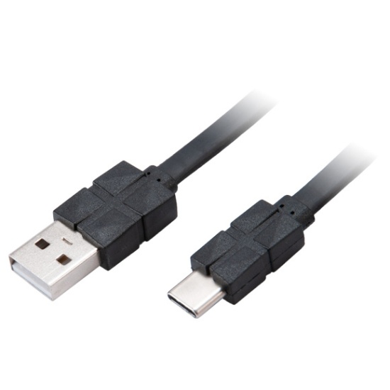 Akasa AK-CBUB43-03BK USB cable 0.3 m USB 2.0 USB A USB C Black Image