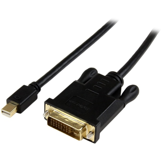 StarTech.com 6ft (1.8m) Mini DisplayPort to DVI Cable - Active Mini DP to DVI Adapter Cable - 1080p Video - mDP 1.2 to DVI-D Single Link - mDP or Thunderbolt 1/2 Mac/PC to DVI Monitor Image