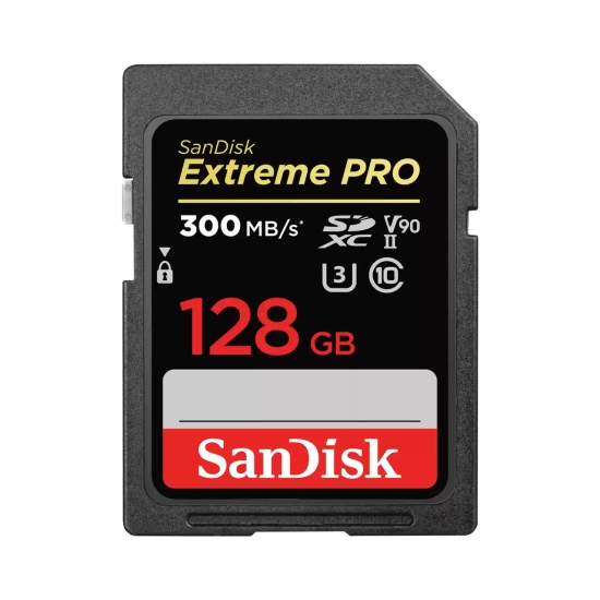 SanDisk Extreme PRO 128 GB SDXC UHS-II Class 10 Image