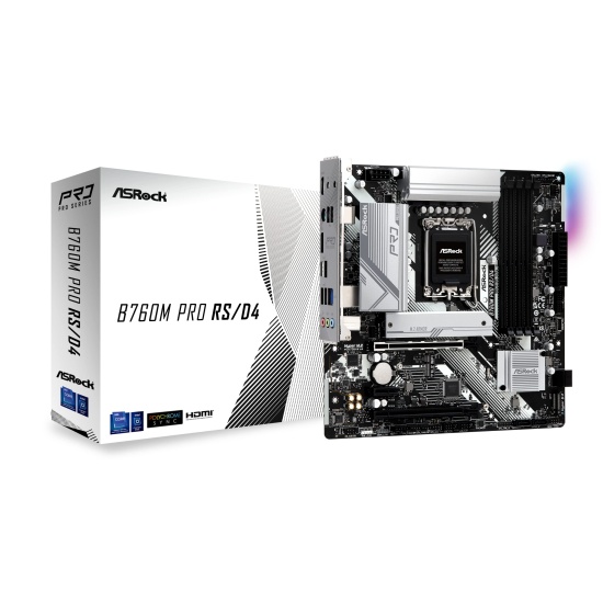 Asrock B760M PRO RS/D4 Intel B760 LGA 1700 micro ATX Image