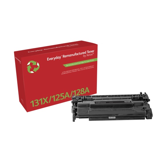 Everyday Remanufactured Black Toner by Xerox replaces HP 131X (CF210X), High Capacity Image