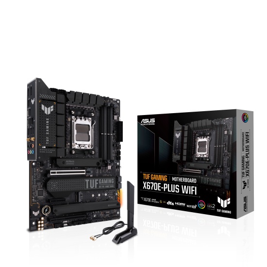 ASUS TUF GAMING X670E-PLUS WIFI AMD X670 Socket AM5 ATX Image