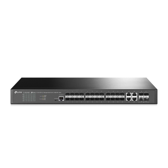 TP-Link JetStream 24-Port SFP L2+ Managed Switch with 4 10GE SFP+ Slots Image