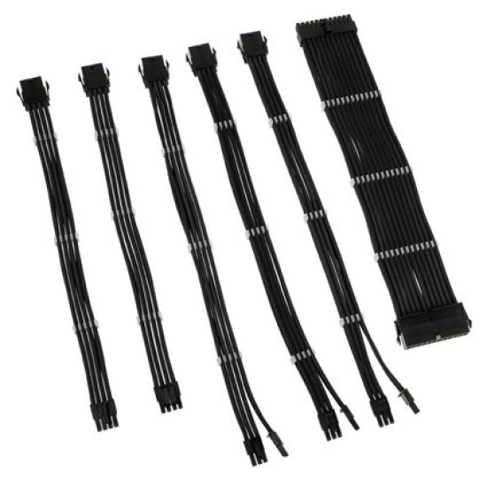Kolink Core Adept Braided Cable Extension Kit - Black Image