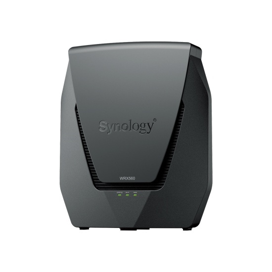 Synology WRX560 wireless router Gigabit Ethernet Dual-band (2.4 GHz / 5 GHz) Black Image