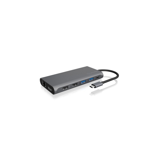 ICY BOX IB-DK4050-CPD Wired USB 3.2 Gen 1 (3.1 Gen 1) Type-C Anthracite Image