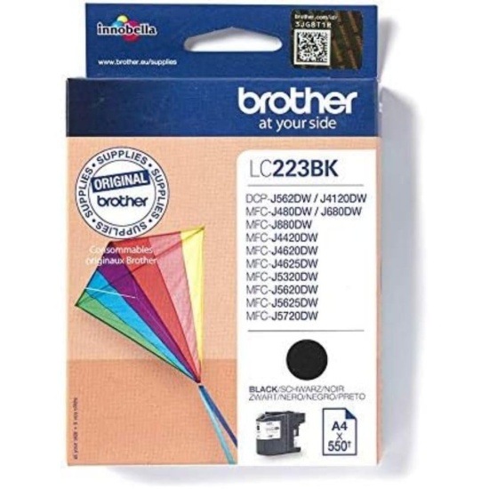 Brother LC223BK ink cartridge 1 pc(s) Original Black Image