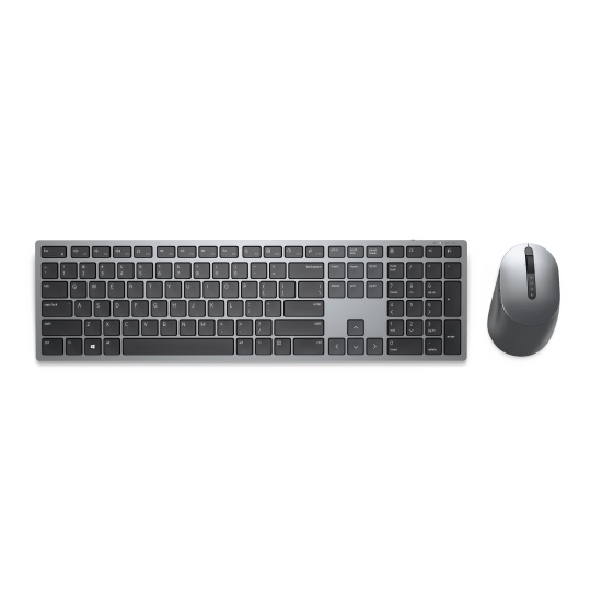 DELL KM7321W keyboard Mouse included RF Wireless + Bluetooth QWERTZ German Grey, Titanium Image