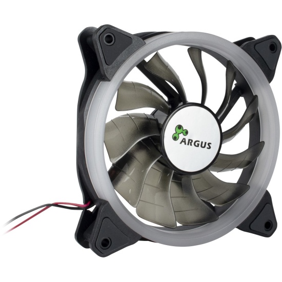 Inter-Tech Argus RS-051 RGB Computer case Fan 12 cm Black Image