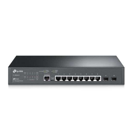 TP-Link JetStream 8-Port Gigabit L2+ Managed Switch with 2 SFP Slots Image