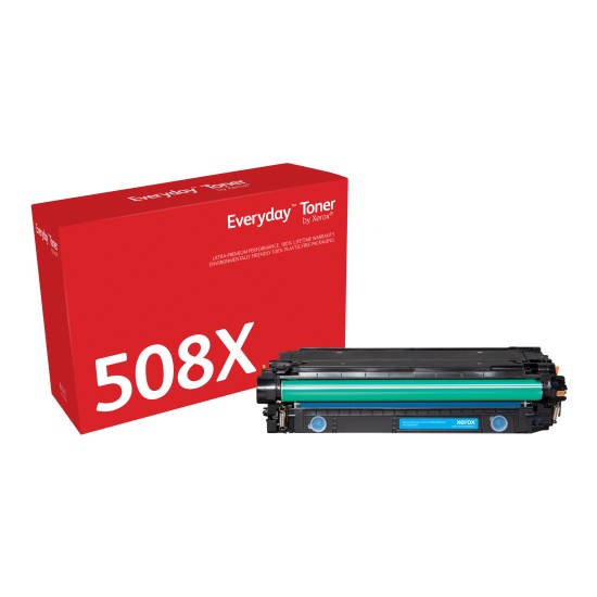 Everyday (TM) Cyan Toner by Xerox compatible with HP 508X (CF361X/ CRG-040HC) Image